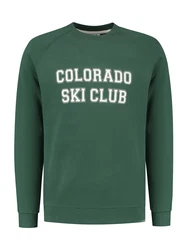 Shiwi Sweatshirt 'Colorado' dunkelgrün/weiß