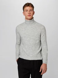 ABOUT YOU x Kevin Trapp Pullover Magnus graumeliert