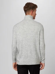 ABOUT YOU x Kevin Trapp Pullover Magnus graumeliert