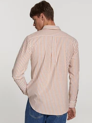 Shiwi Hemd Orlando cognac/wei