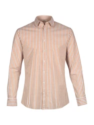 Shiwi Hemd Orlando cognac/wei