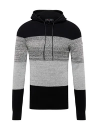 Pullover 'JULIAN' silbergrau / graumeliert / schwarz