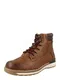 MUSTANG Schnürboots braun / dunkelbraun