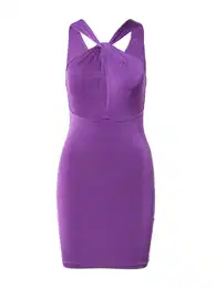 WAL G. Koktejlové šaty 'BABE' fialová