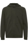 BLEND Sweatjacke 'Downton' dunkelgrün