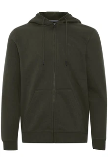 BLEND Sweatjacke 'Downton' dunkelgrün