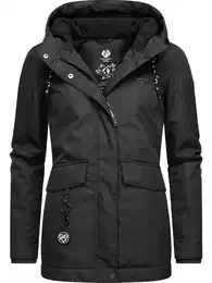 Zimní bunda 'Jazmin' černá