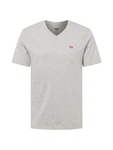 LEVI'S T-Shirt 'Housemark V Neck Tee' 'Original HM' 'Original' graumeliert
