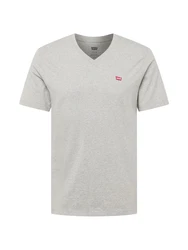 LEVI'S T-Shirt 'Housemark V Neck Tee' 'Original HM' 'Original' graumeliert