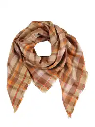 Šátek krémová / světle hnědá / oranžová