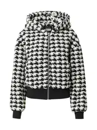 Urban Classics Přechodná bunda černá / bílá