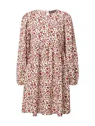 Šaty 'SABINE' béžová / hnědá / pueblo / bílá