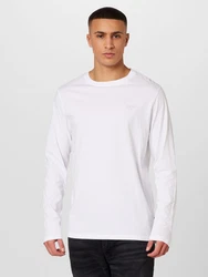 JOOP! Jeans Shirt 'Alphis' hellgrau / weiß