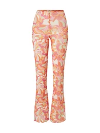 Kalhoty mátová / oranžová / pink / bílá