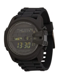 Digitaluhr schwarz / silber / weiß