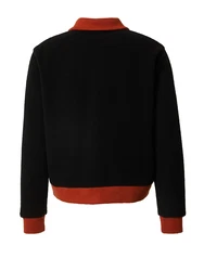 Luka Sabbat for ABOUT YOU Pullover 'Ivan' marineblau / hummer / weiß