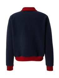 Luka Sabbat for ABOUT YOU Pullover 'Ivan' blau/rot