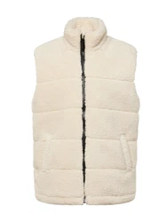 ABOUT YOU x Rewinside Weste 'Sebastian' ecru/offwhite