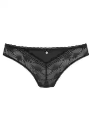 Tanga gaćice crna / bijela