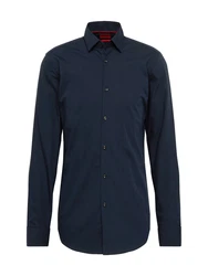 HUGO Hemd 'Jenno' marineblau