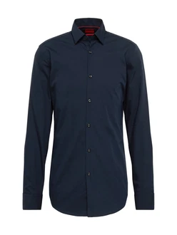 HUGO Hemd 'Jenno' marineblau