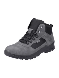 Schnürboots dunkelgrau / schwarz