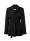 A LOT LESS Blazer 'Cecile'  črna