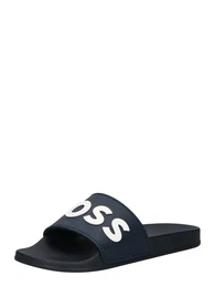 Pantolette 'Kirk' blau / wei