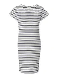 Pruhované pouzdrové šaty image
