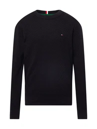 Pullover navy / rot / schwarz / weiß