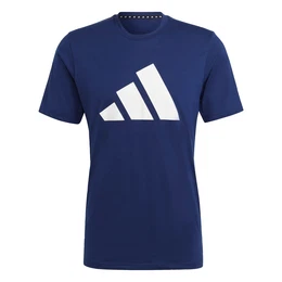 Funktionsshirt 'Train Essentials Feelready' dunkelblau / wei