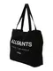 AllSaints Nákupní taška ''''UNDERGROUND''''  černá / bílá
