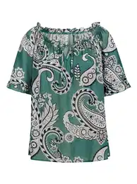 Bluza siva / zelena