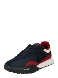 Sneaker nachtblau / dunkelrot / weiß