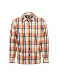 Hemd 'Whistler' creme / marine / gelb / orange