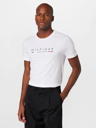 TOMMY HILFIGER T-Shirt 'New York' marineblau/rot/weiß
