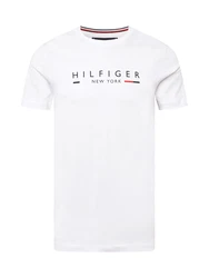 TOMMY HILFIGER T-Shirt 'New York' marineblau/rot/weiß