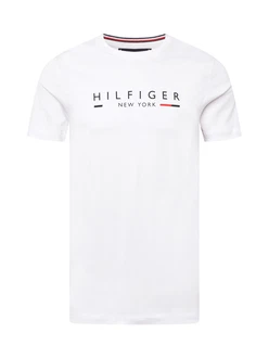 TOMMY HILFIGER T-Shirt 'New York' marineblau/rot/weiß