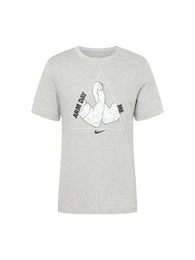 Sportshirt graumeliert / schwarz / offwhite