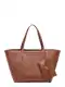 TOMMY HILFIGER Shopper torba  smeđa / zlatna