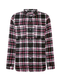 Jacke grau / pink / schwarz / wei