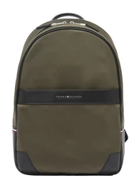 Rucksack khaki / rot / schwarz / weiß