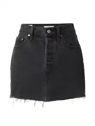 LEVI'S Sukně černá džínovina