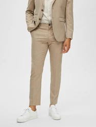 SELECTED HOMME Hose Neil beigemeliert