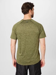 Under Armour Poloshirt UA TECH 2.0 SS TEE grnmeliert/schwarz