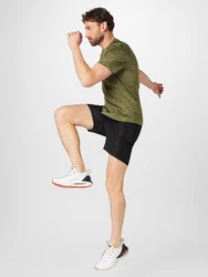 Under Armour Poloshirt UA TECH 2.0 SS TEE grnmeliert/schwarz
