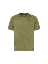 Under Armour Poloshirt UA TECH 2.0 SS TEE grnmeliert/schwarz