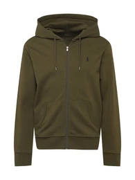 Sweatjacke oliv / schwarz