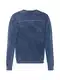 GARCIA Sweatshirt blau / dunkelblau / wei