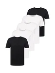 Denim Project T-Shirt schwarz/weiß